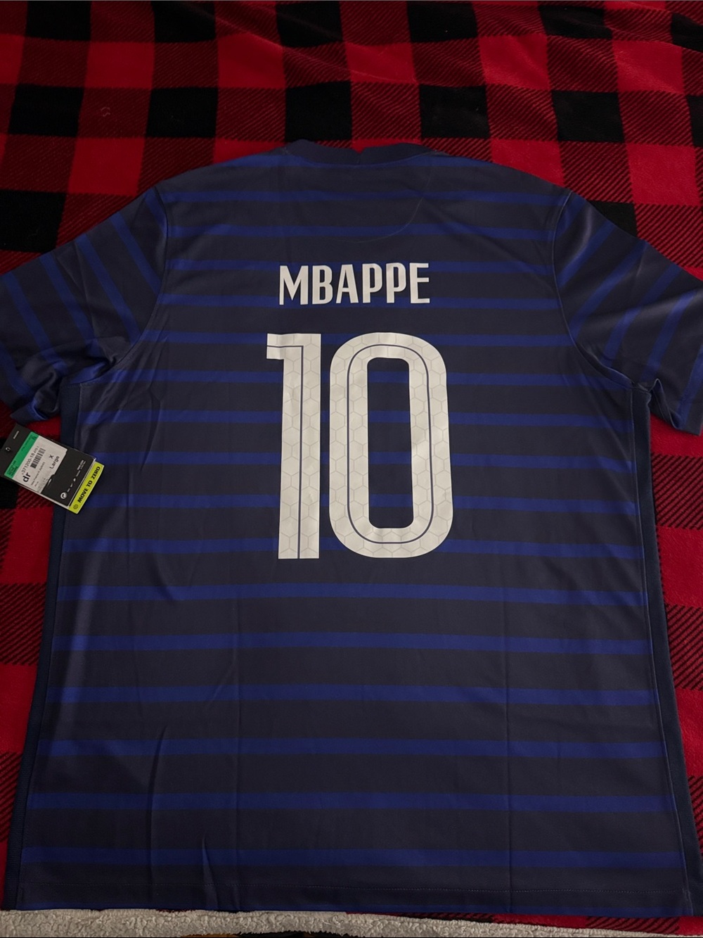 RARE France 🇫🇷 #10 Kylian Mbappe Euro 2020 Home Nike Jersey